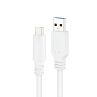 Nanocable Cable USB 31 Gen2 USB C A 1 M Blanco