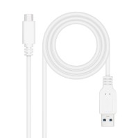 Nanocable Cable USB 31 Gen2 USB C A 2 M Blanco