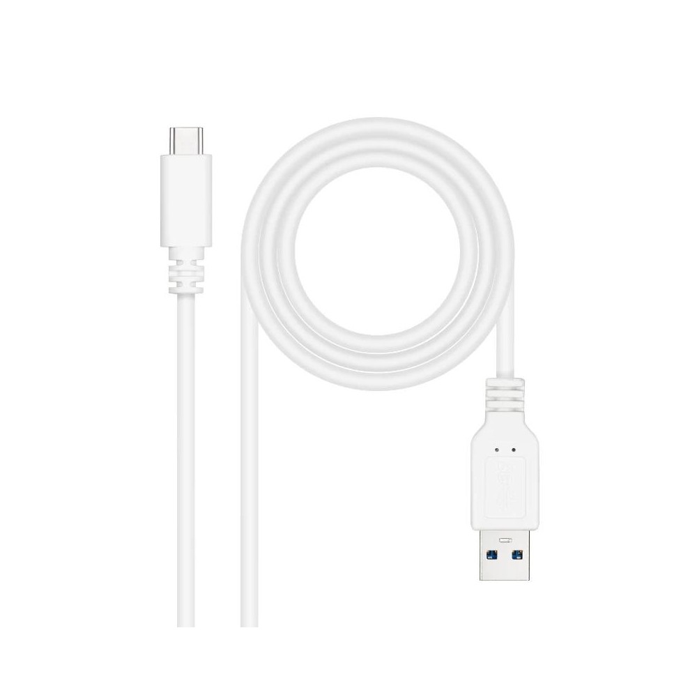 Nanocable Cable USB 31 Gen2 USB C A 2 M Blanco