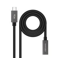 Nanocable Cable USB 32 Gen2 USB C M H 1 M Negro