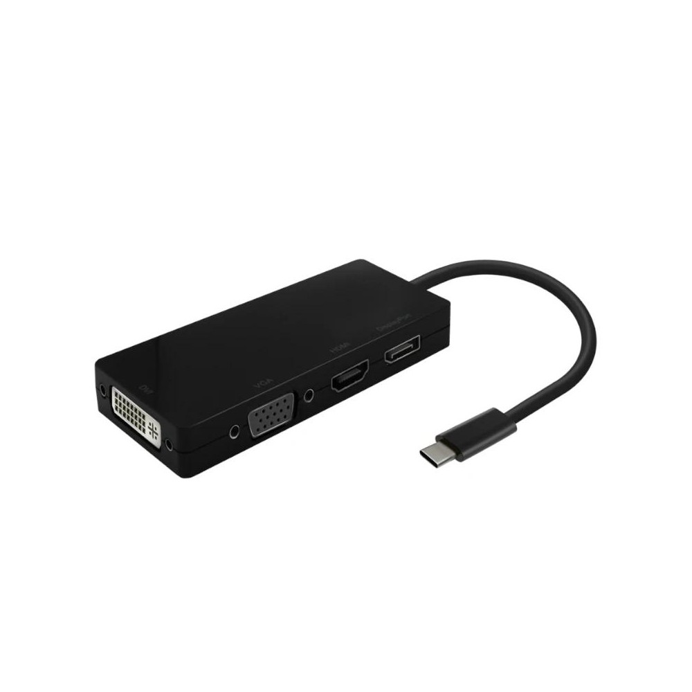 Aisens Conversor USB C a DP DVI HDMI VGA 15cm