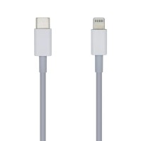 Aisens Cable Lightning M a USB C 20 M blanco 20m