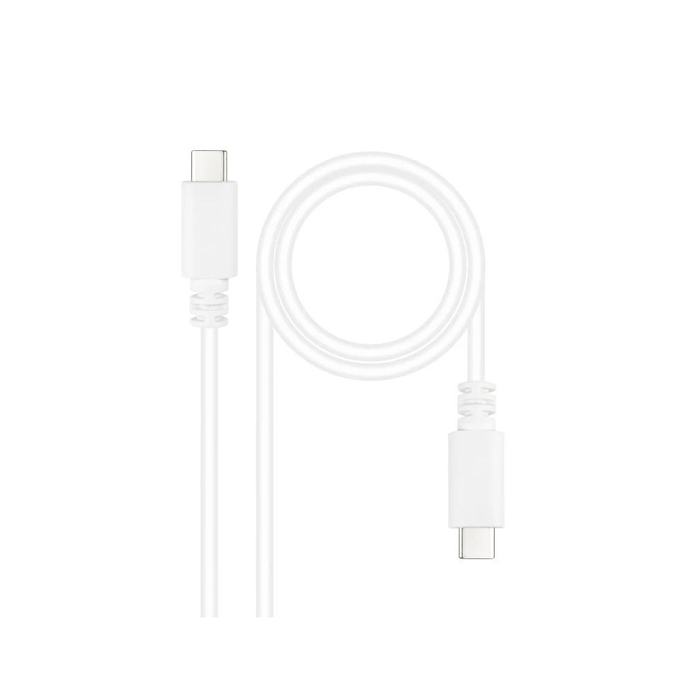 Nanocable Cable USB20 3A USB C M M 1 M Blanco