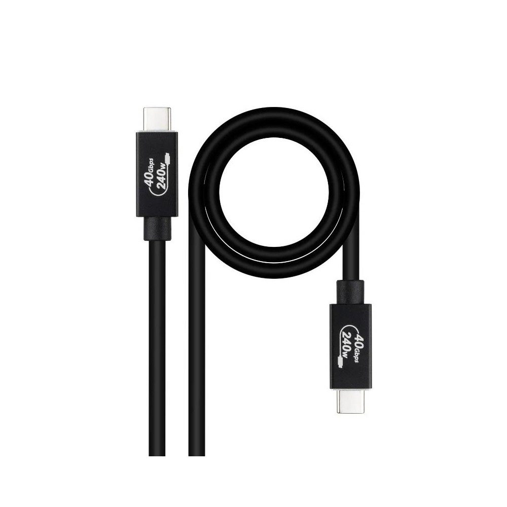 Nanocable Cable USB4 Gen3x2 40Gbps 240W USB C 18M