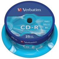 Verbatim CD R 700MB 52x Tarrina 25Uds