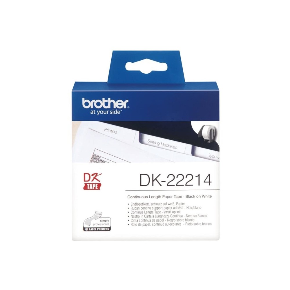 Brother Cinta DK22214 Papel Termico Continuo 12mm