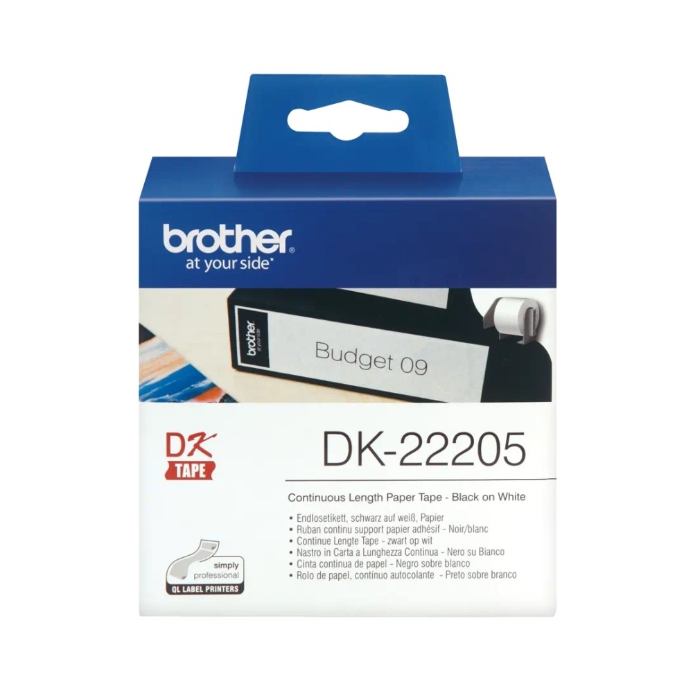 Brother Cinta DK22205 Papel Termico continuo 62mm