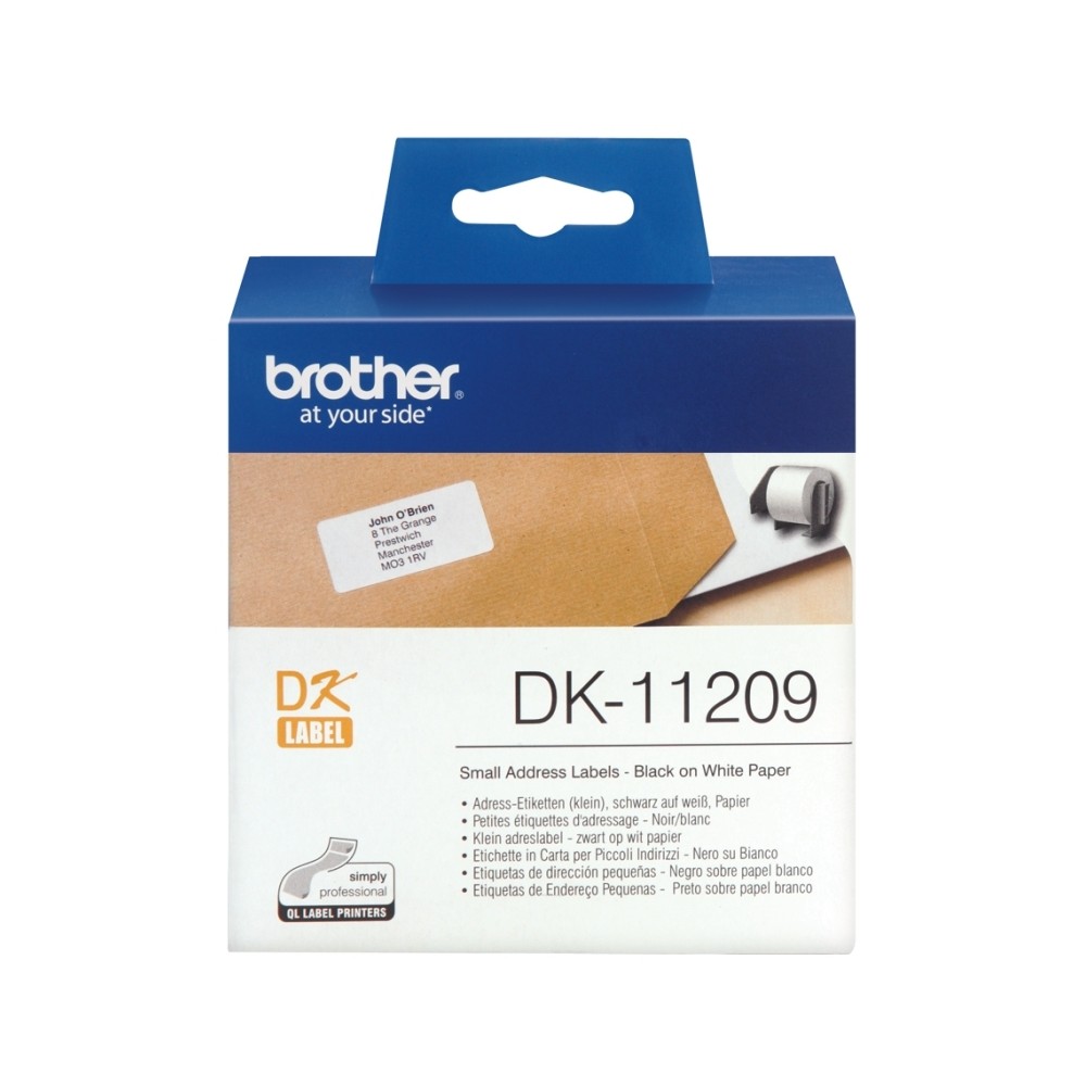 Brother Etiquetas DK11209 Direccion 29x69 mm 800 u