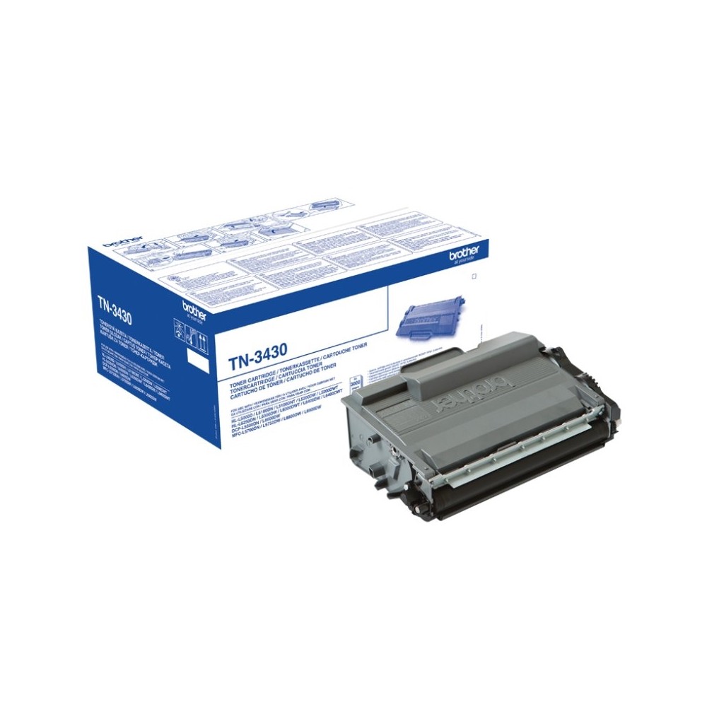 Brother Toner TN3430 Negro