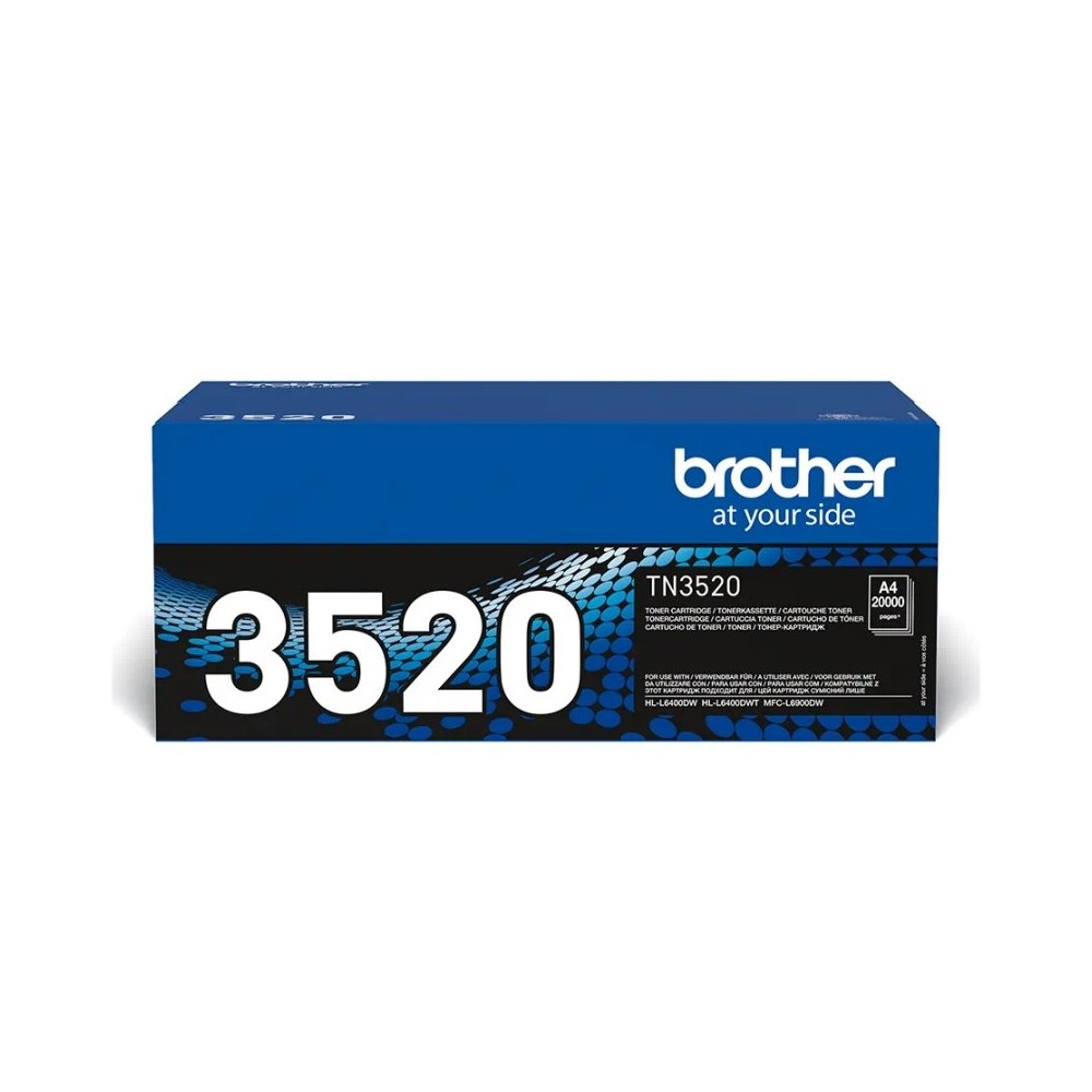 Brother Toner TN3520 Negro