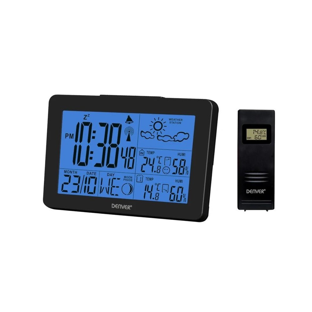 Denver WS 530 Estacion meteorologica int ext BLACK