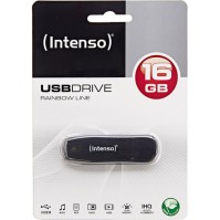 Intenso 3502470 Lapiz USB 20 Rainbow 16GB Negro