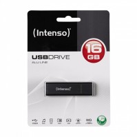 Intenso 3521471 Lapiz USB 20 Alu 16GB Antracita