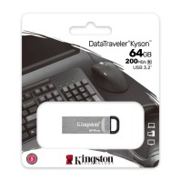 Kingston DataTraveler DTKN 64GB USB 32 Gen1 Plata