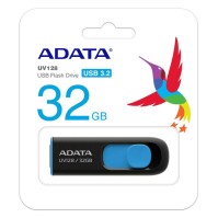 ADATA Lapiz Usb UV128 32GB USB 32 Negro Azul