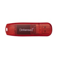 Intenso 3502491 Lapiz USB 20 Rainbow 128GB Rojo