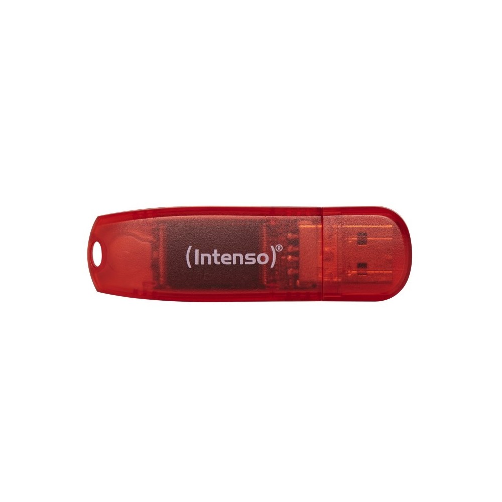 Intenso 3502491 Lapiz USB 20 Rainbow 128GB Rojo