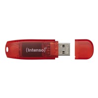 Intenso 3502491 Lapiz USB 20 Rainbow 128GB Rojo