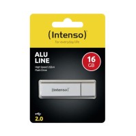 Intenso 3521472 Lapiz USB 20 Alu 16GB Silver