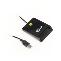 iggual Lector DNI SIP tarjetas ID USB 20 negro