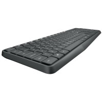 Logitech MK235 Teclado y raton Inalambrico Gris