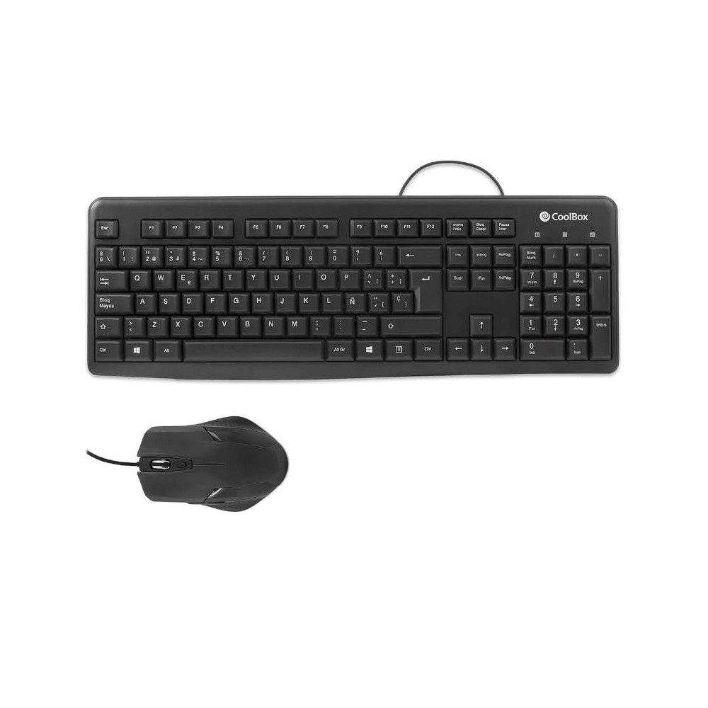 Coolbox Kit Teclado Raton USB con cable