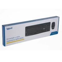 iggual Kit teclado raton inalambrico WMK BASIC