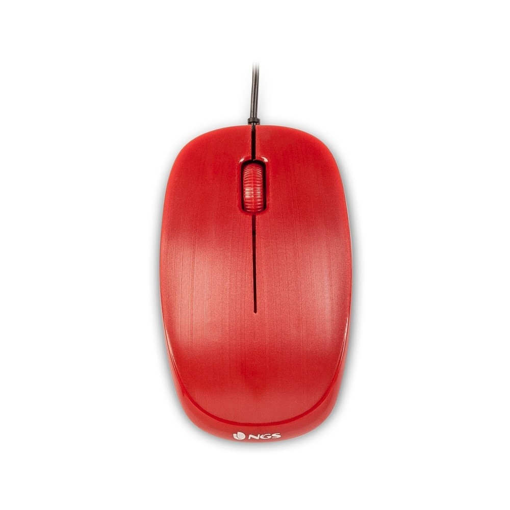 NGS Raton optico Redflame 1000 Dpi Rojo