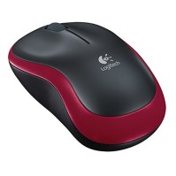 Logitech Raton Inalambrico M185 Rojo