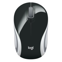 Logitech Raton Mini M187 Inalambrico Negro