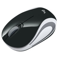 Logitech Raton Mini M187 Inalambrico Negro