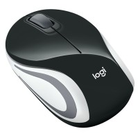 Logitech Raton Mini M187 Inalambrico Negro