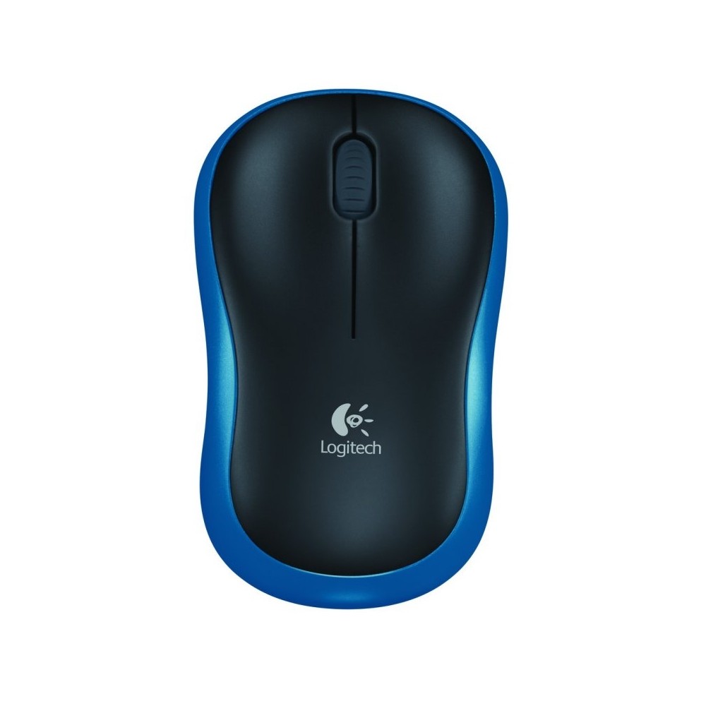 Logitech Raton Inalambrico M185 Azul