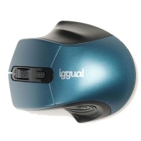 iggual Raton inalambrico ERGONOMIC L 1600DPI azul