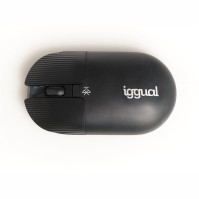 iggual Raton Bluetooth YIN 1600DPI negro