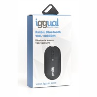 iggual Raton Bluetooth YIN 1600DPI negro