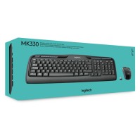 Logitech Teclado Raton MK330 USB Negro