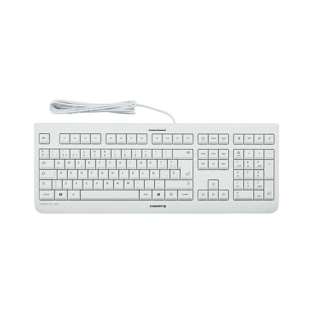 Cherry Teclado KC 1000 Blanco