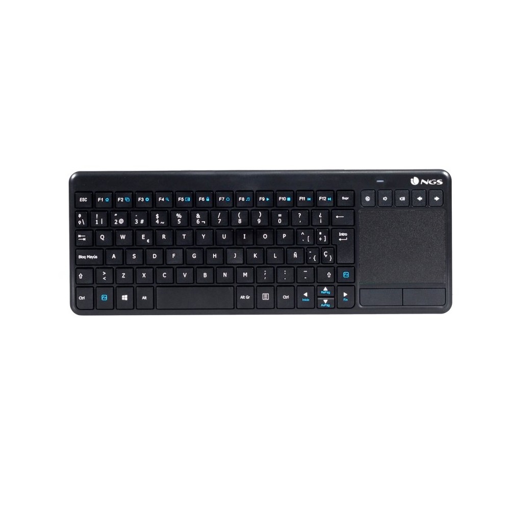 NGS Teclado inalambrico con Touchpad Multimedia 2