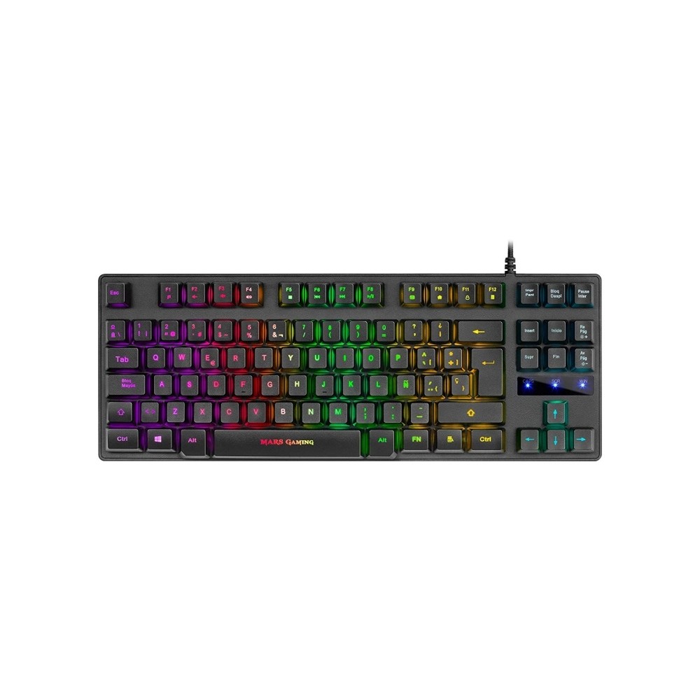 Mars gaming Teclado MKTKL RGB TKL Rojo ES