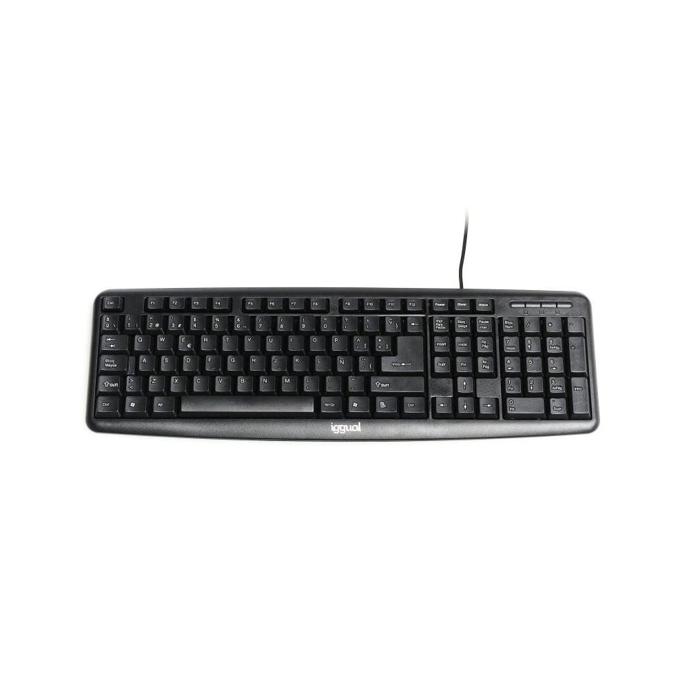 iggual Teclado estandar CK BASIC 105T negro