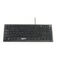 iggual Teclado USB compacto TKL Slim TKL USB negro