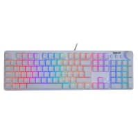 iggual Teclado gaming mecanico PEARL RGB blanco