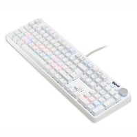 iggual Teclado gaming mecanico PEARL RGB blanco