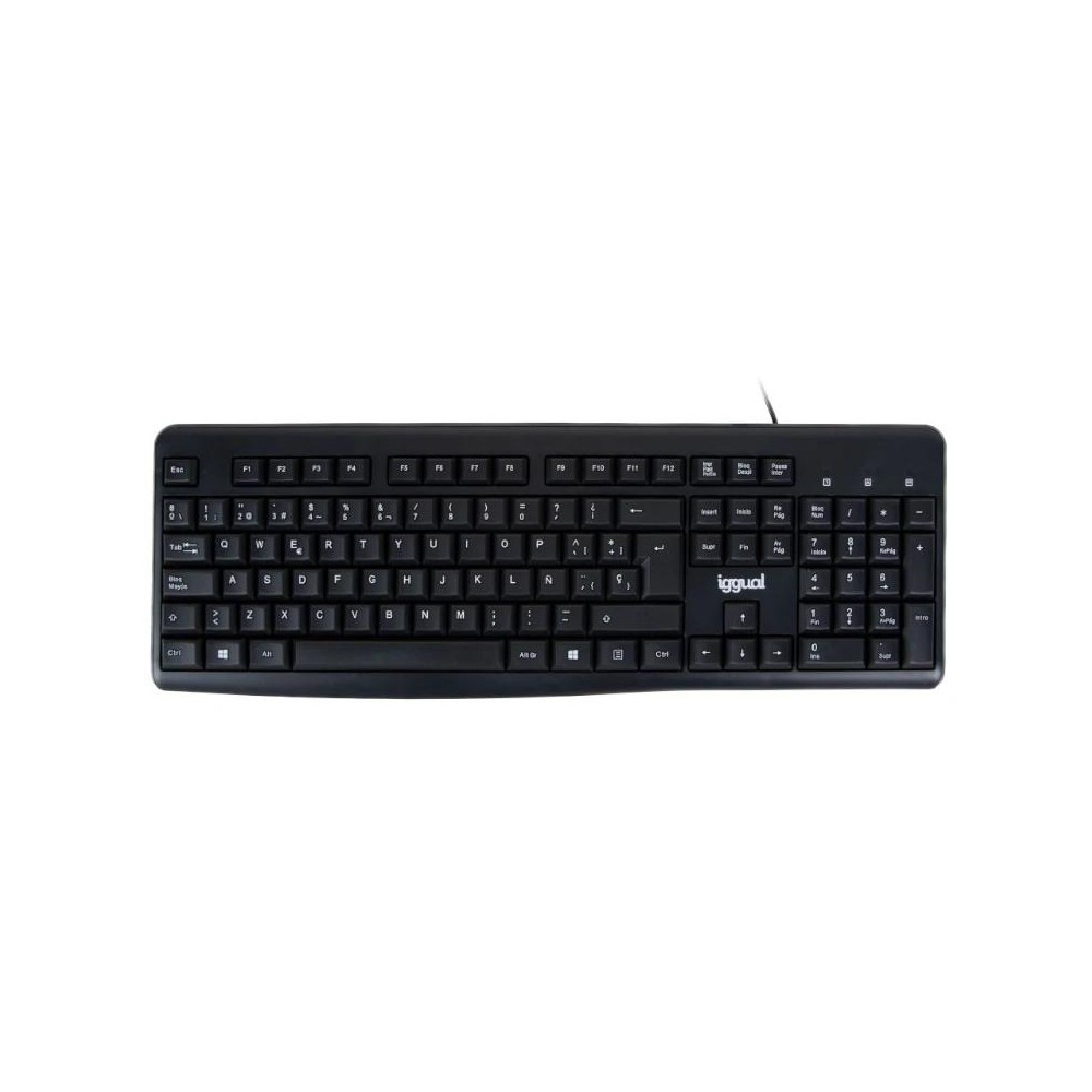 iggual Teclado estandar CK BASIC2 105T negro