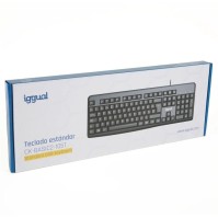 iggual Teclado estandar CK BASIC2 105T negro