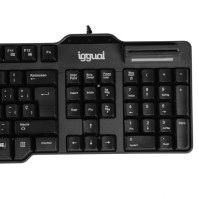 iggual Teclado con lector DNI CK ID DNI SMARTcard