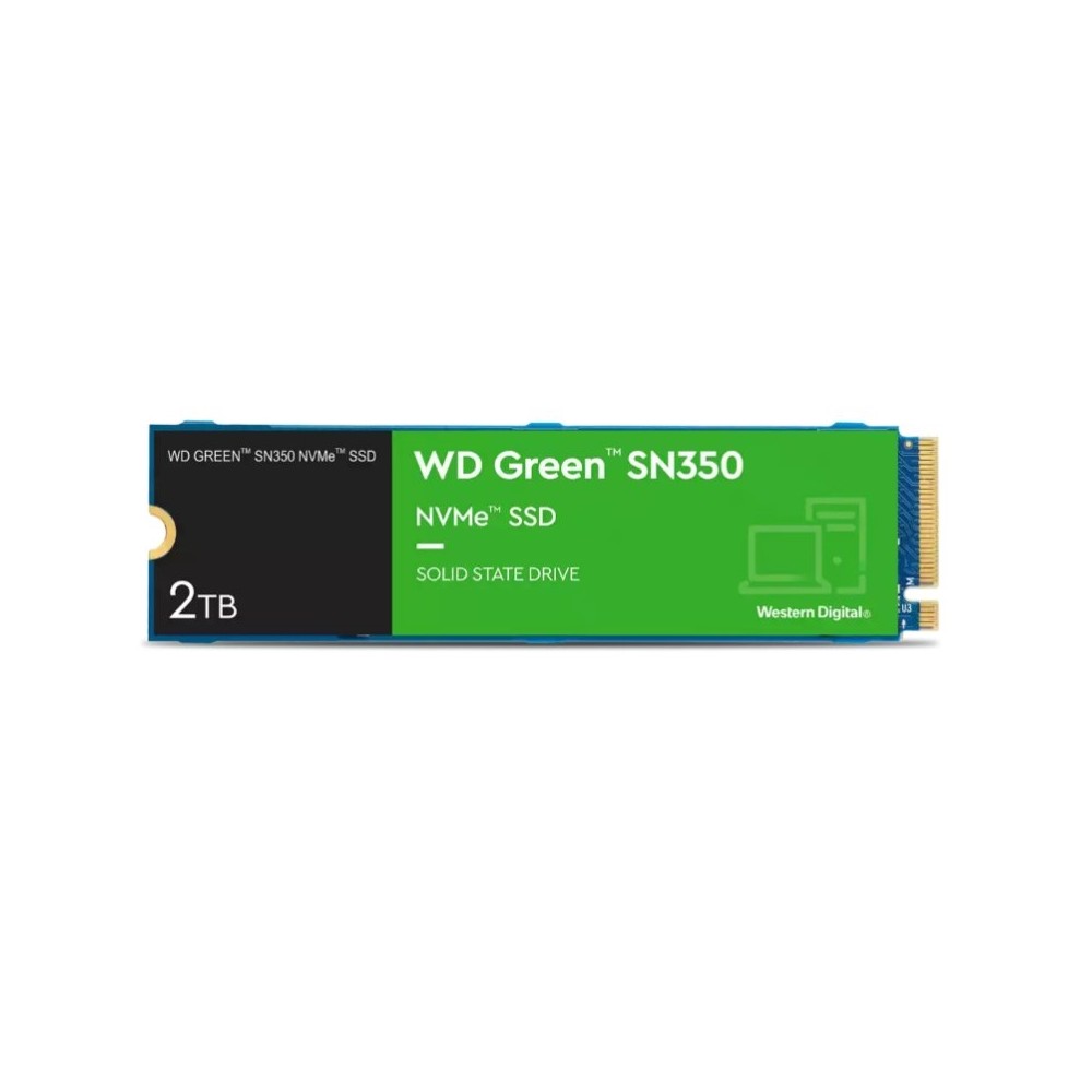 WD Green SN350 WDS200T3G0C SSD 2TB PCIe NVMe 30