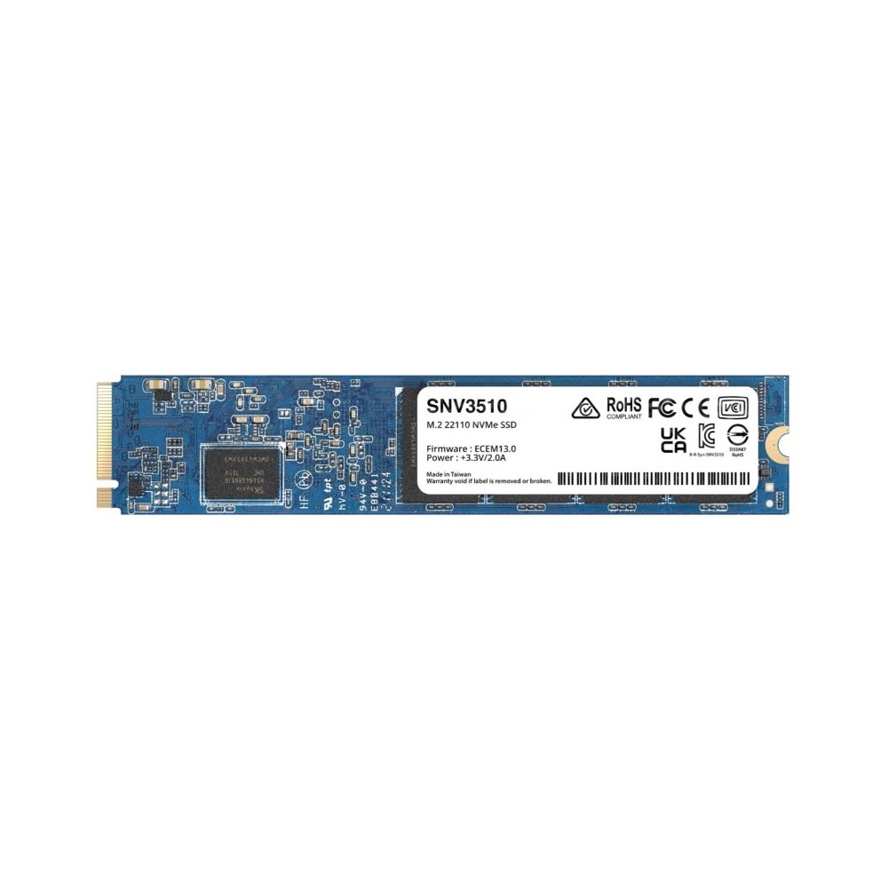 Synology SNV3510 400G SSD NVMe PCIe 30 M2 22110