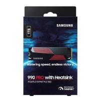 Samsung 990 PRO HeatSink SSD 1TB PCIe 40 NVMe M2